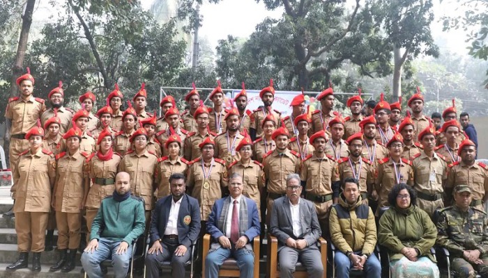 জবি বিএনসিসি ক্যাডেট ও ল্যান্স কর্পোরাল পদে পদোন্নতি পেলেন ৩৫ শিক্ষার্থী